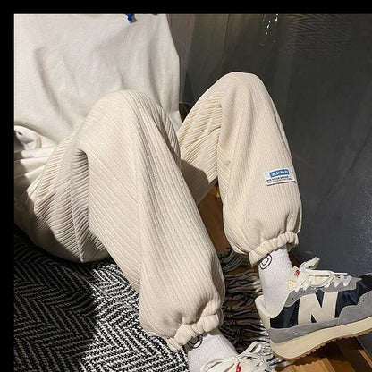 Fallwinter Labeled Straight-leg Harem Jogger Pants