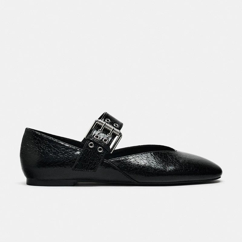 Ballet Slipper Flat Heel Round Toe Pumps Women