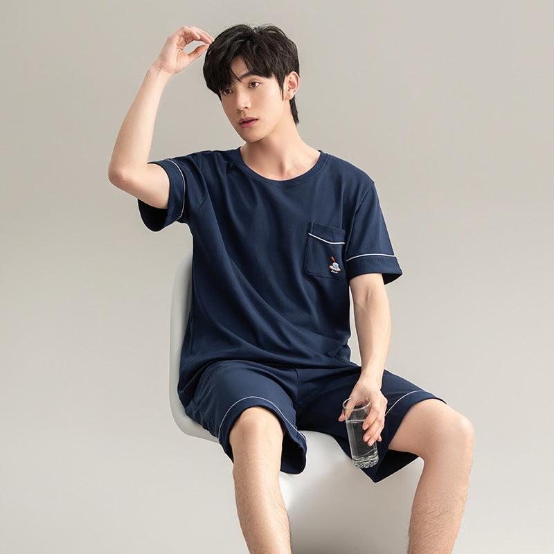 Cotton Pajamas New Boys Casual Homewear Two-piece Suit