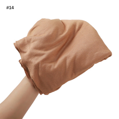 Solid-color Large-size Modal Sweatband Single-color Mercerized Cotton Turban Headscarf