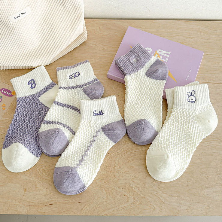 Womens Short, Breathable Mesh Ankle Socks