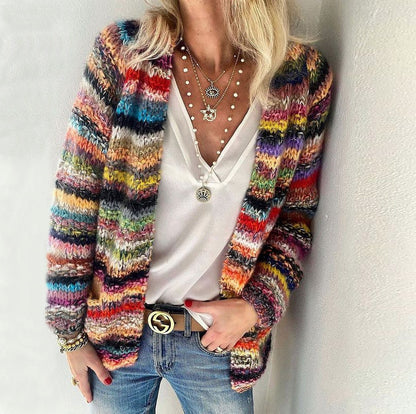 Sweaters Cardigan Thin Outerwear Baggy Coat Women