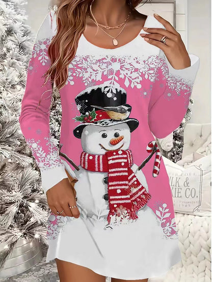 European And American Women's Clothing Christmas Leisure Dress