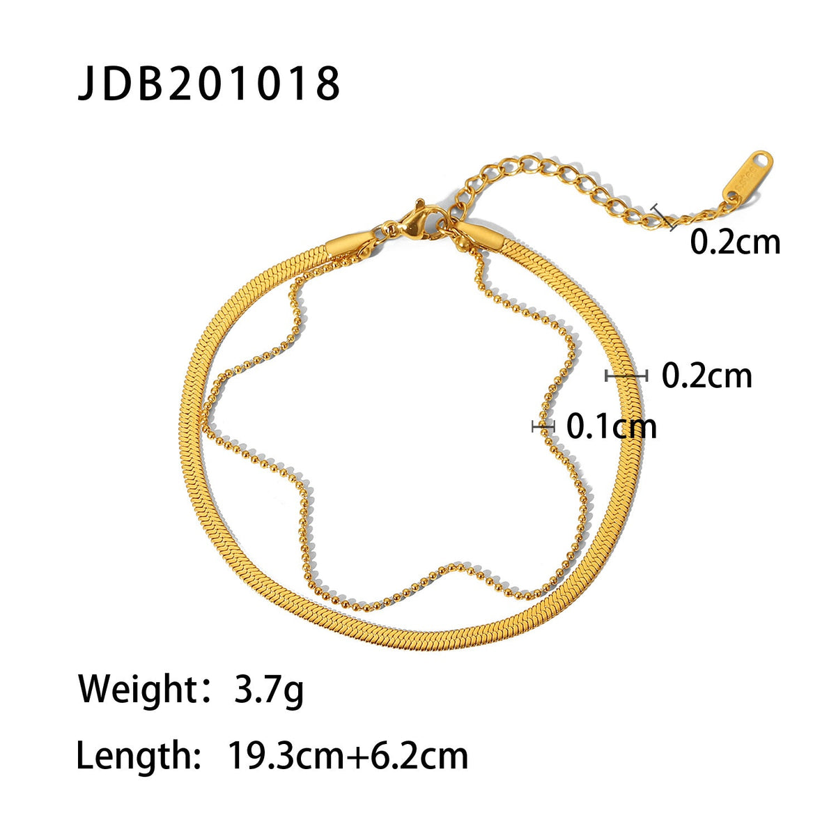 Fashion Stainless Steel Anklets Ornament