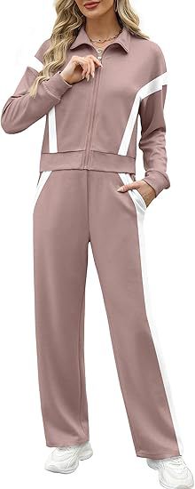Sweatshirt Wide Leg Track Pants Sportswear
