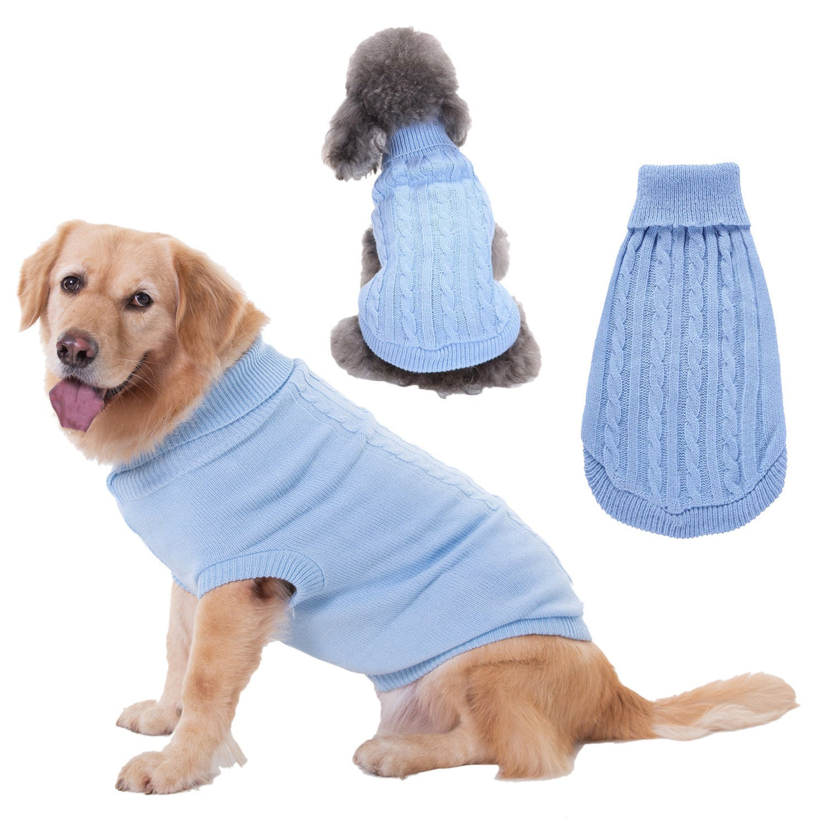 Solid Color Puppy Dog Clothes Teddy Bichon Pet Sweater