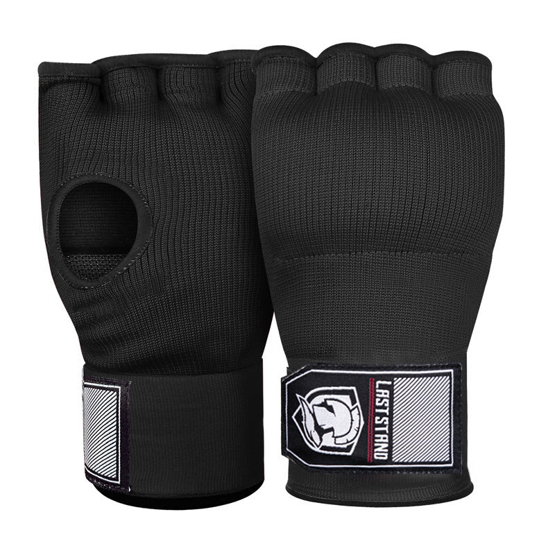 Gel Half Finger Boxing Gloves Hand Bandage