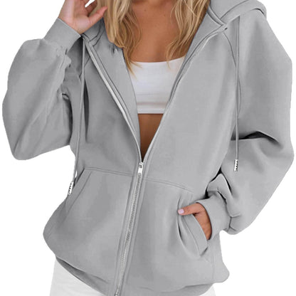 Laid-back Casual Figure-flattering Cardigan Top