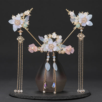 Tassel Full Set Antique Hair Clasp Chinese Style Classical Simplicity Hair Accessories