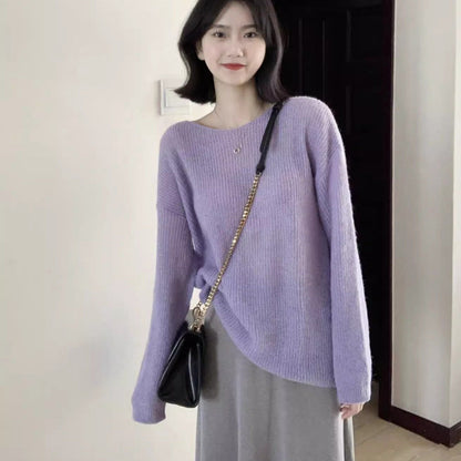 Thin Loose And Lazy Style Pullover Top