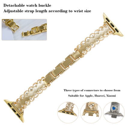 Lace Zircon Watch Strap Suitable For IWatch S10  Xiaomi Mi Band 9 108Pro Xiaomi 10