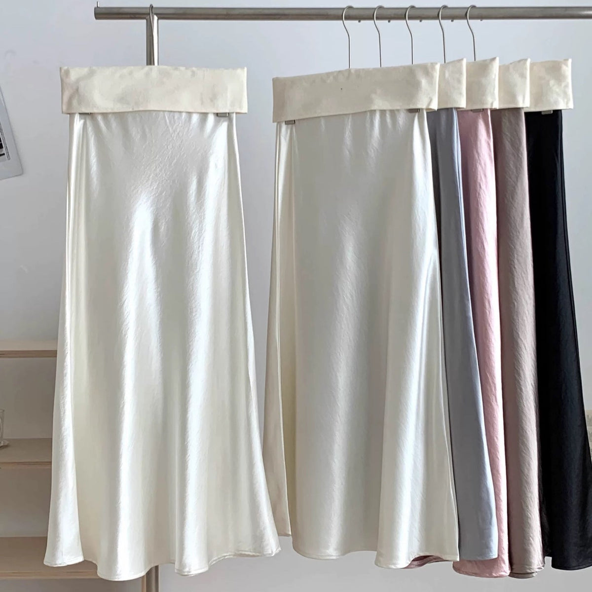 HQ Acetate Satin Skirt For Women