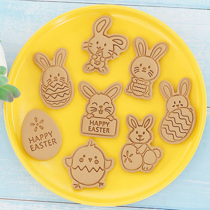 Easter Bunny Cookie Mold Egg Press