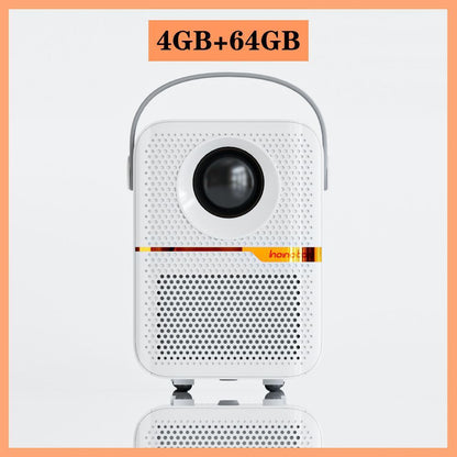 P10 2023 New Super Clear Cross-border Household Mini Portable LCD Projector Android Projector Outdoor