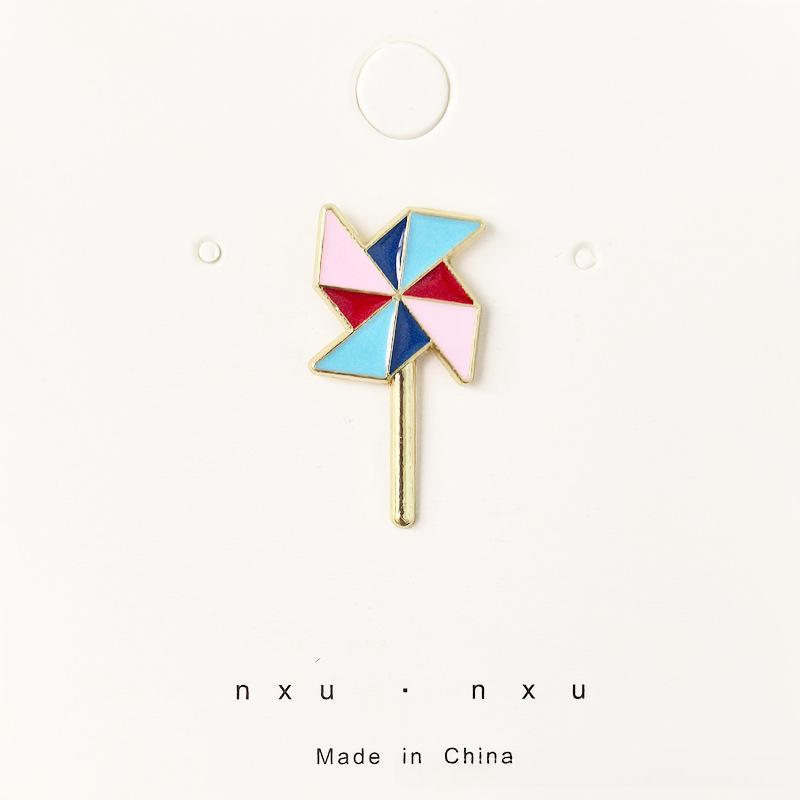 Creative And Adorable Brooches In Various Designs Featuring Animals, Flowers, And Fruits