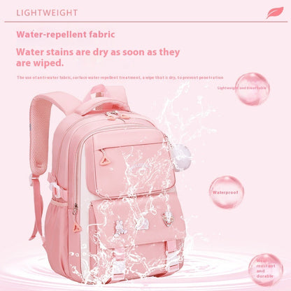 Student Schoolbag Large Capacity Burden Reduction Children Backpack