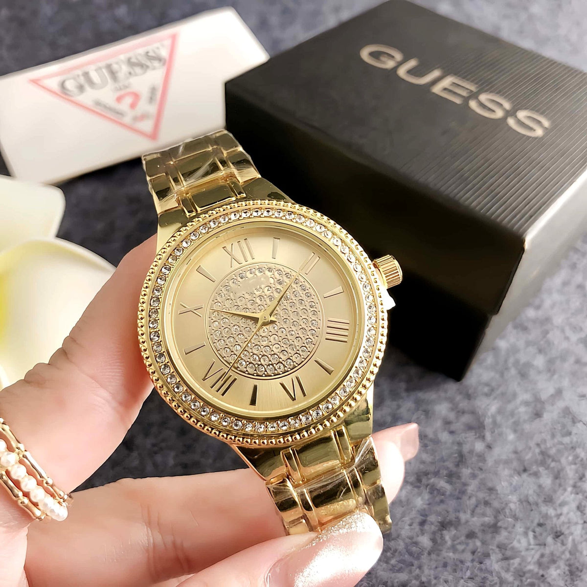Sleek, Sophisticated Watch With A Large Dial A Niche Art Piece For Women