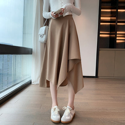 Versatile Casual Asymmetrical Skirt For Women