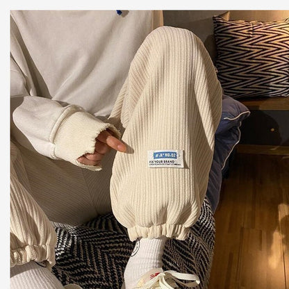 Fallwinter Labeled Straight-leg Harem Jogger Pants