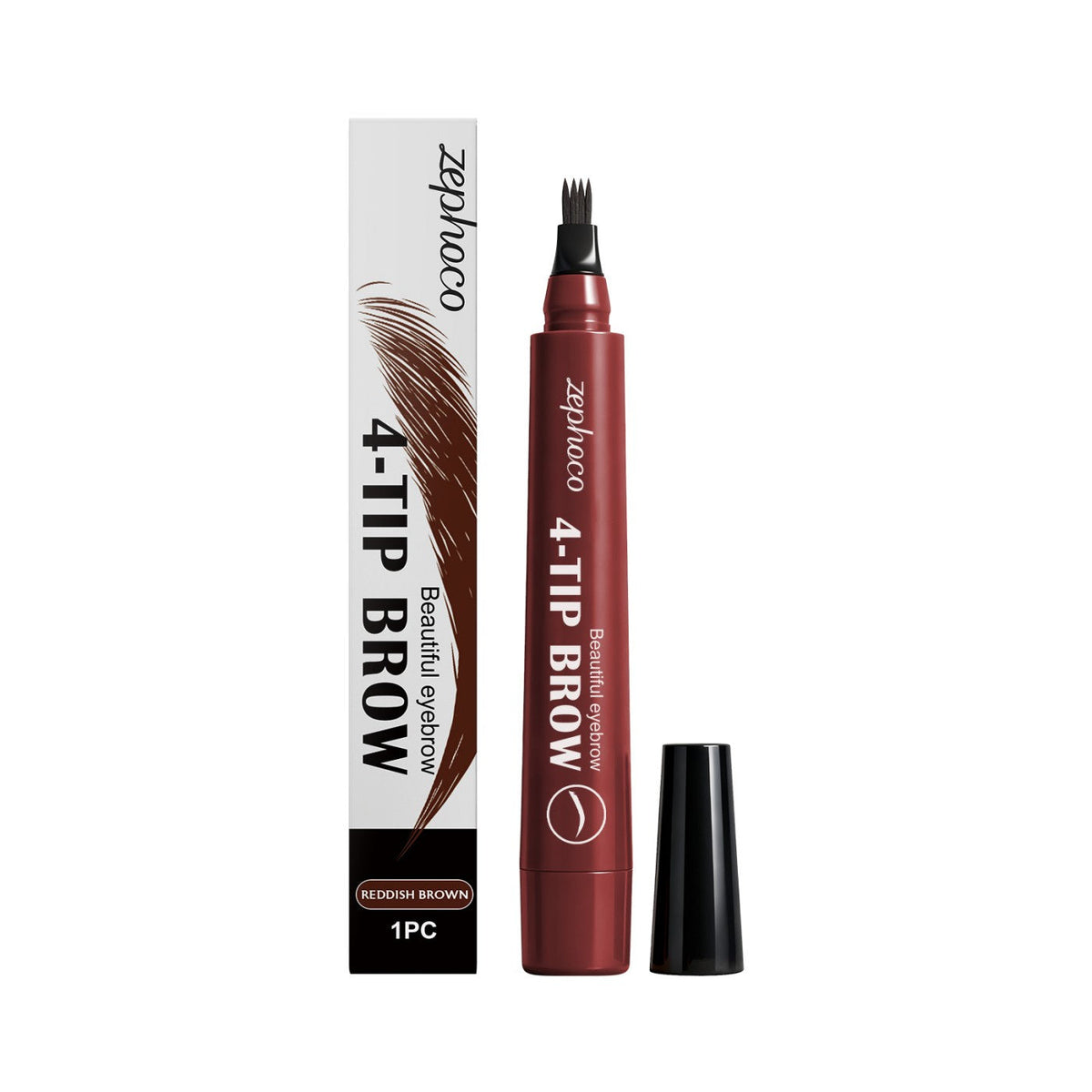 Four-fork Waterproof Eyebrow Pencil