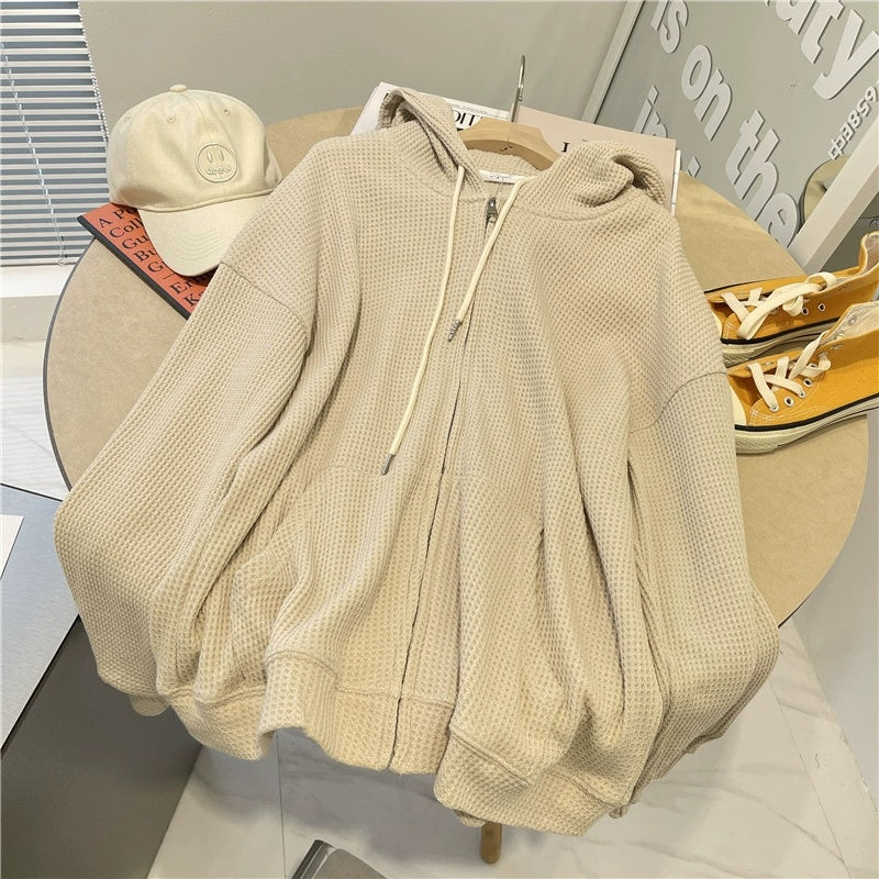 Wafffle Knit Hoodie