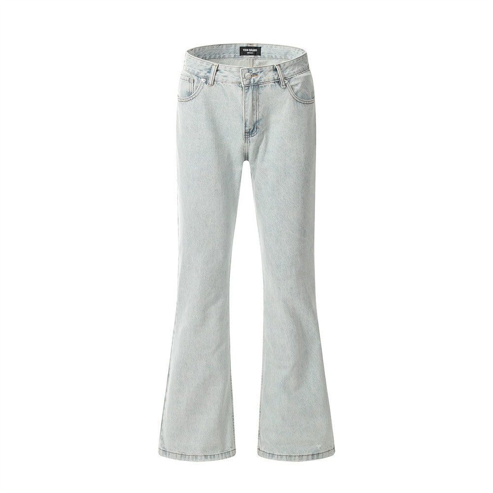 Fashion Personality Big Horn Jeans Men