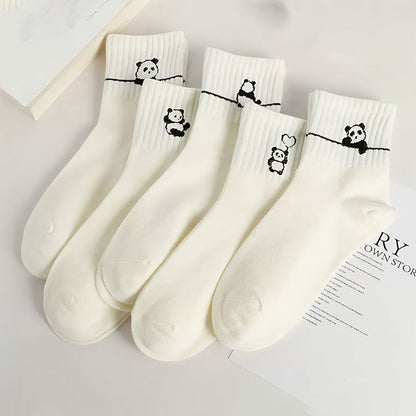 Womens Thin, Breathable White Ankle Socks