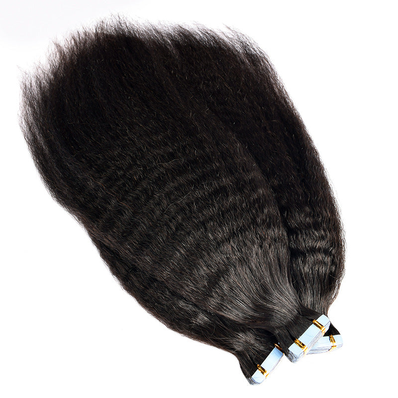 Invisible Seamless Hair Extensions Real Human-hair Hairpieces