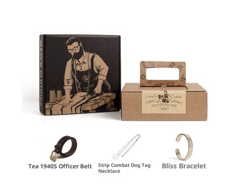 Men's Gift Practical High-grade Leather American Belt