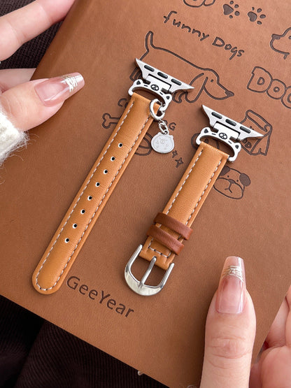 New Microfiber Leather Wristband Watch Strap