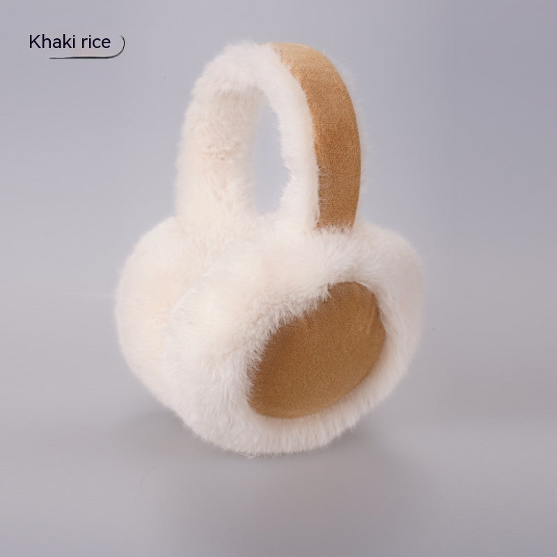 Folding Warm Women's Autumn Winter Plush Earmuffs