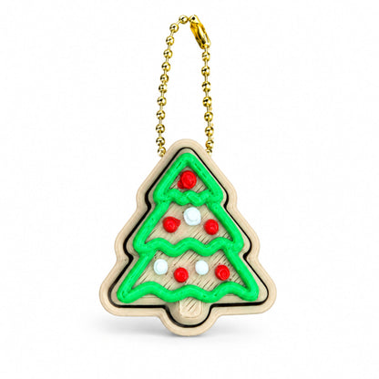 Christmas Desktop Decoration Christmas Tree Gingerbread Hot Cocoa Keychain 3D-Printed Pendant