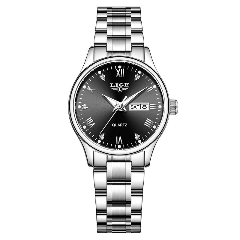 Waterproof Luminous Multi-function Calendar Quartz Watch