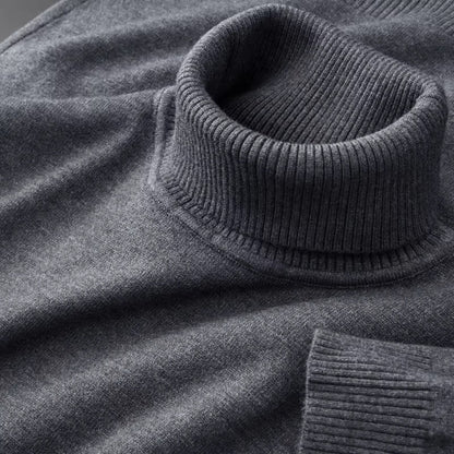 Skin-friendly Casual Warm Turtleneck Sweater For Men