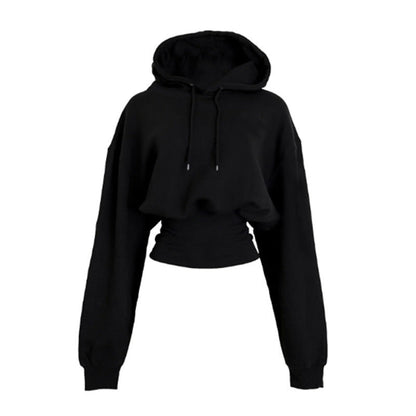 Retro Hooded Pullover Sweatshirt Top