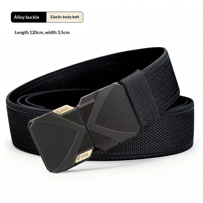 Mens Nylon Canvas Tactical Belt With Adjustable Buckle For Custom Fit