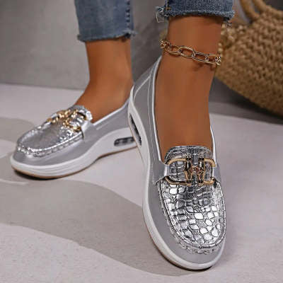Fly-kit Mesh Metal Casual Pumps Lightweight Women