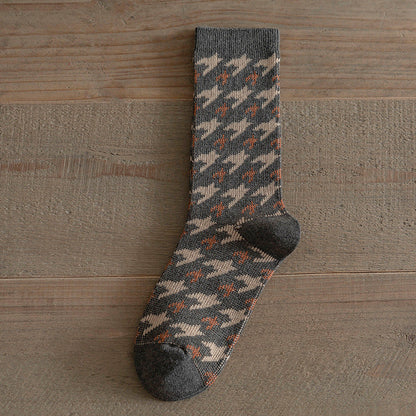 Women's Autumnwinter Long Socks Vintage Ethnic Style