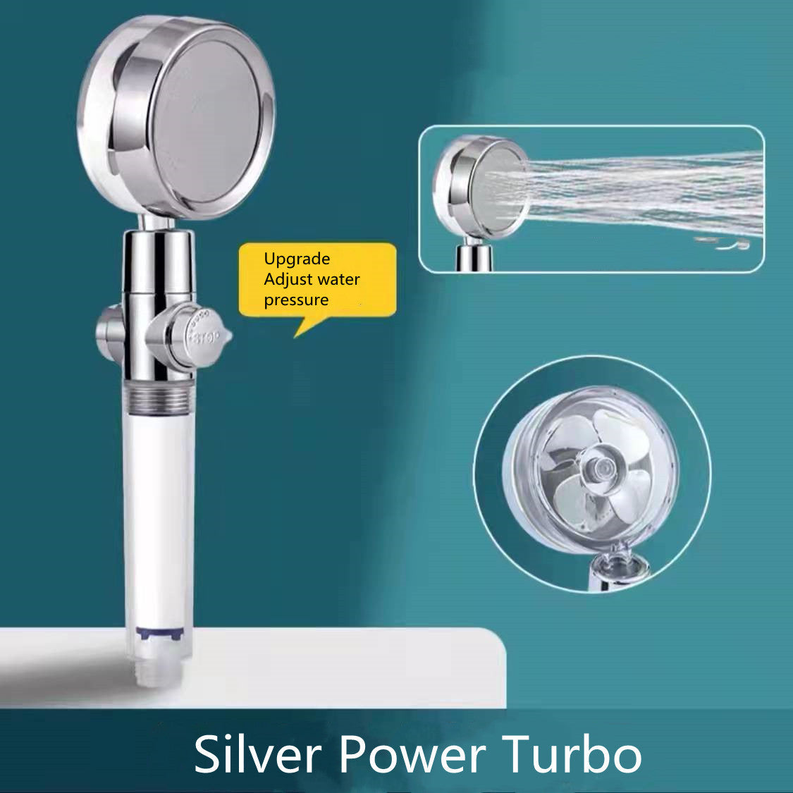 360 Rotating Water Saving Shower Head