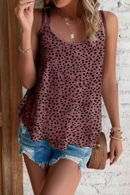 Stylish Printed Round Neck Cami for Everyday Wear