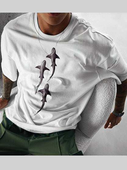 Men's Street-style Athletic Short-sleeve Top