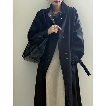 Temperament Commute Trench Coat For Women Autumn