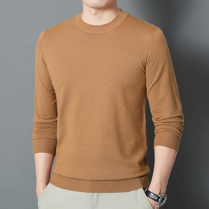 Pullover Solid-color Thermal Base Layer