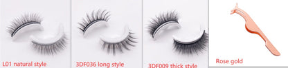 Reusable 3D Self-Adhesive Mink Lashes