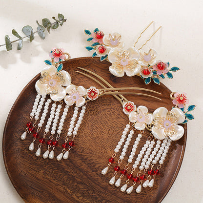 Tassel Full Set Antique Hair Clasp Chinese Style Classical Simplicity Hair Accessories