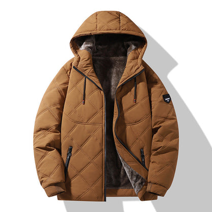 Casual Relaxed-fit Coat For Commuting Trendy Versatile Padded Cotton Jacket