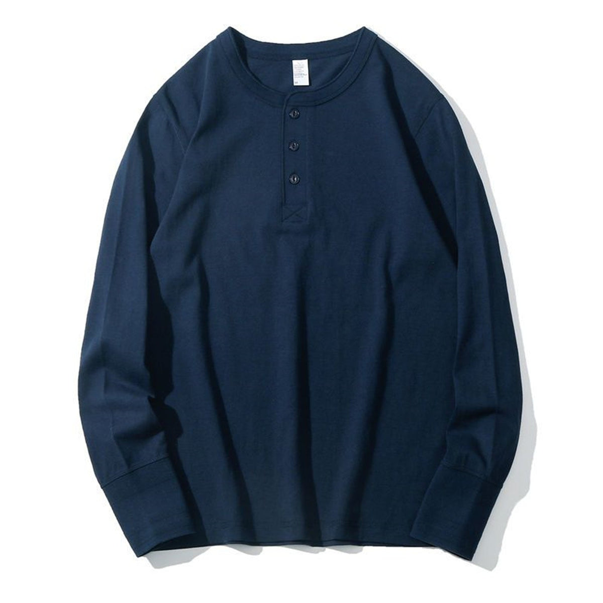 American Henry Collar Long Sleeve T-shirt Man