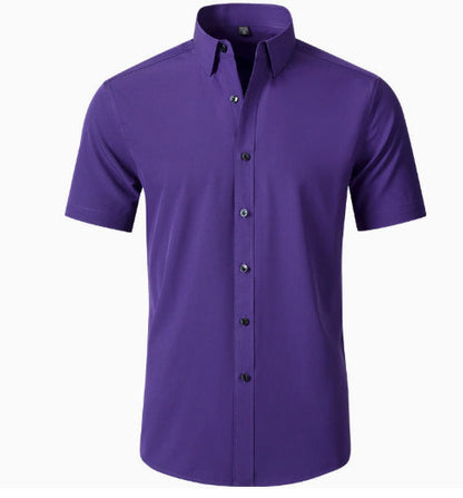 Full Elastic Force Shirt Men