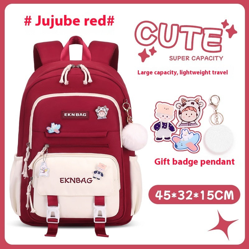 Student Children Schoolbag Girls Waterproof Backpack