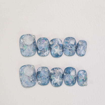 Handmade Short-style Press-on Nails